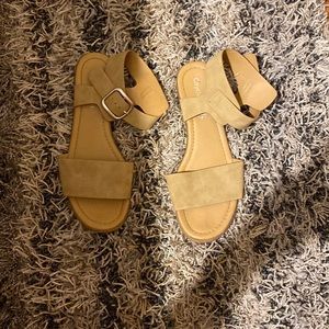 Tan sandals